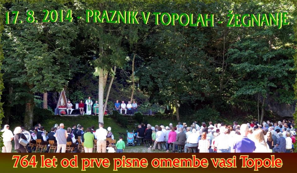 PRAZNOVANJE V TOPOLAH