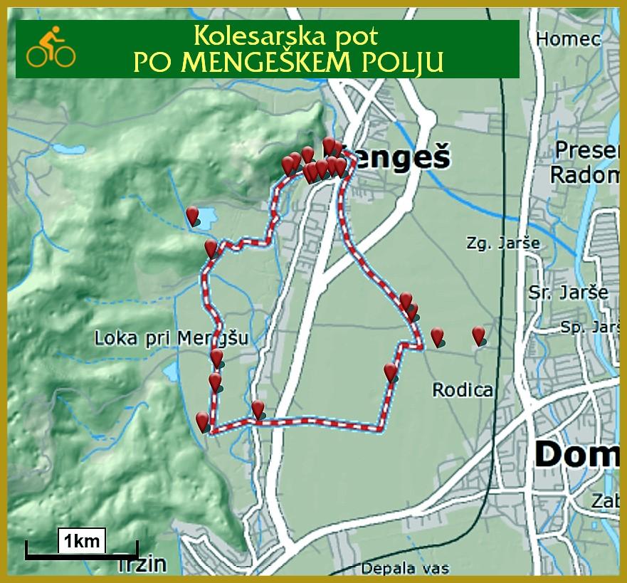 Pohodniške in kolesarske poti