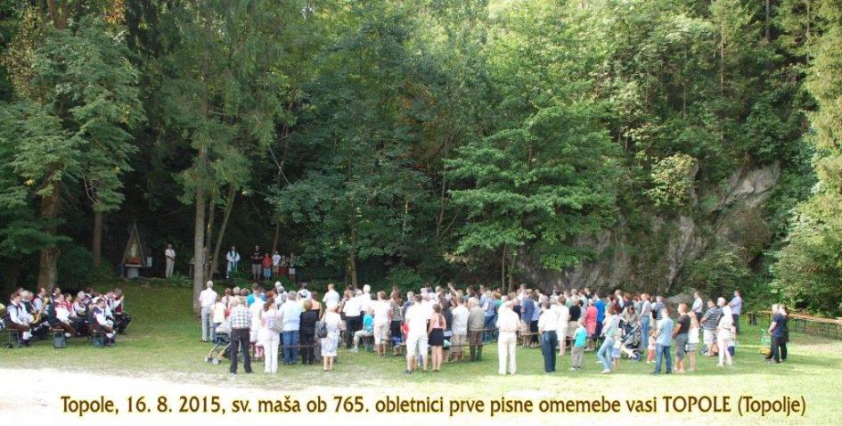 Vaški praznik v Topolah