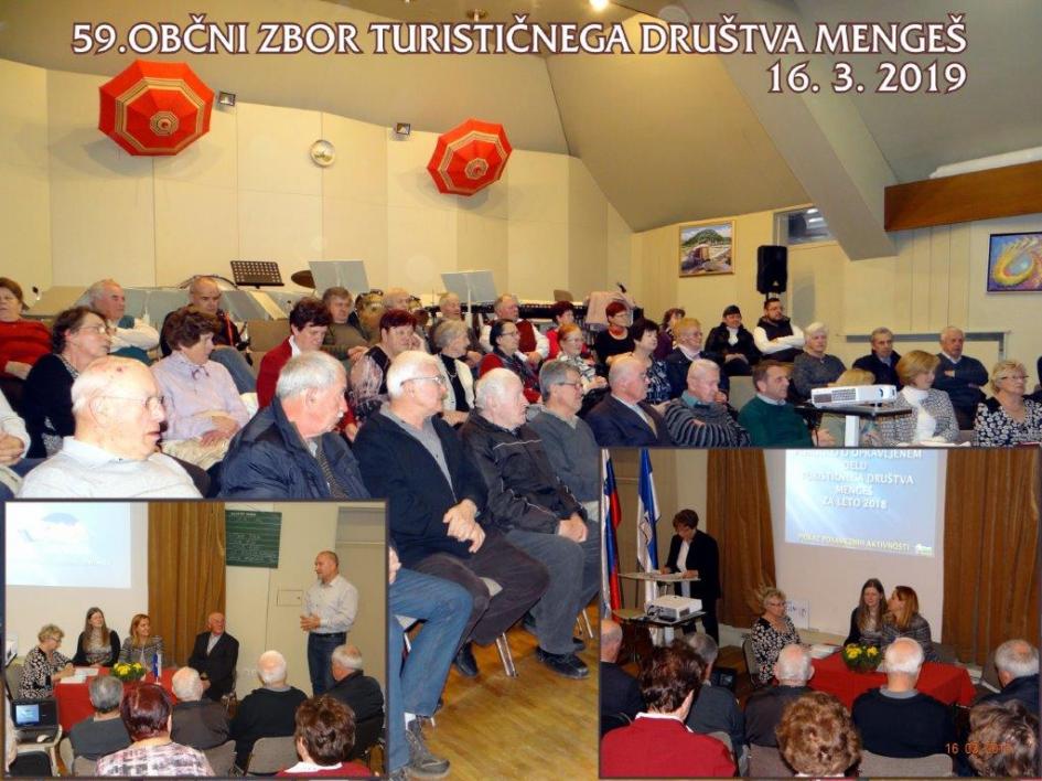 59. redni letni občni zbor Turističnega društva Mengeš,