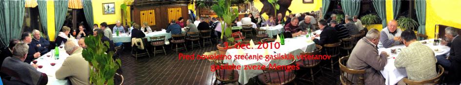 Preednovoletno srečanje gasilskih veteranov GZ Mengeš