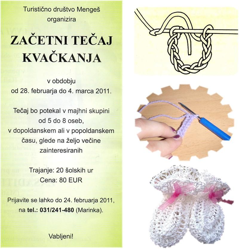 Začetni tečaj kvačkanja