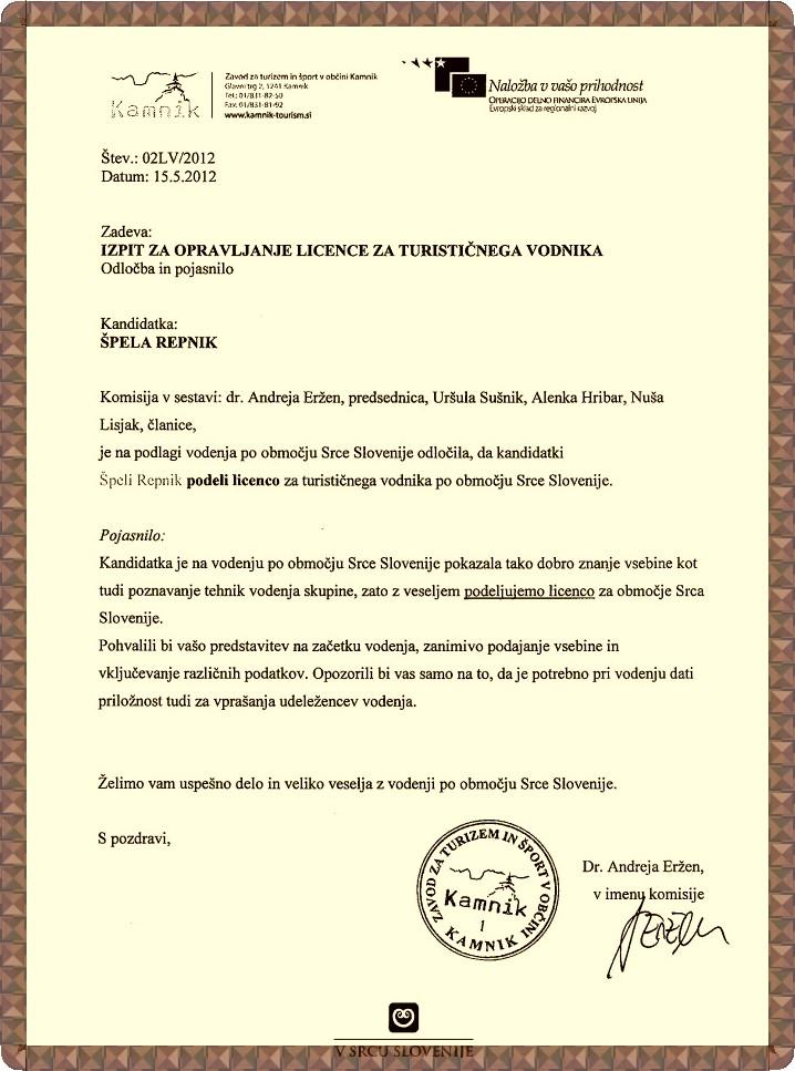 NOVA TURISTIČNA VODNICA